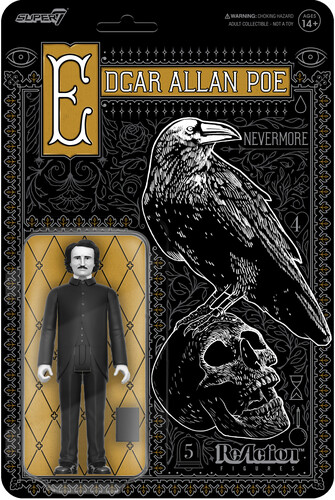 EDGAR ALLAN POE REACTION FIGURES WV 01 - GREYSCALE