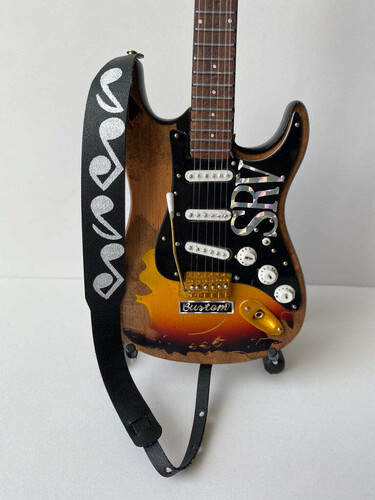 AXE HEAVEN GS007 STEVIE RAY VAUGHAN SRV NOTE BLK