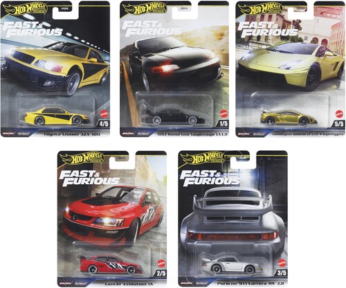 Mattel - Hot Wheels Premium 1:64 Fast & Furious 10-Piece M Assortment