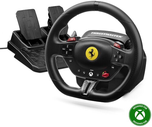 Xbox Accessory:  Racing Wheel - Thrustmaster T98 X Ferrari 296 GTS:  Officially Licensed by Microsoft