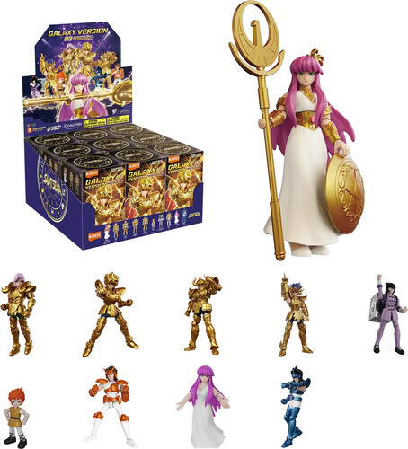 Blokees - Saint Seiya - Galaxy Version - 03: Gold Zodiac Model Kit Display