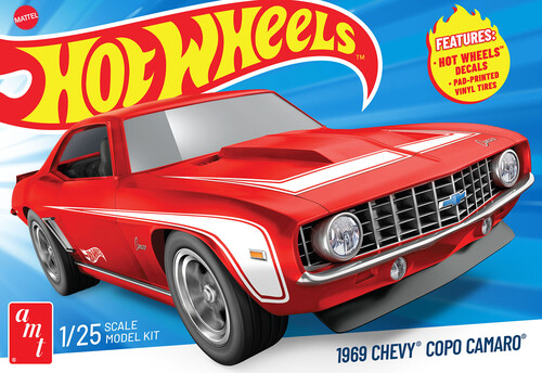 Hot Wheels 1969 Chevy Camaro COPO AMT Model Kit