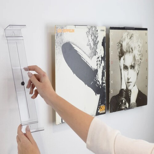CollectorMount - AlbumMount 12" Vinyl Record Frame Display 2-Pack - Clear AM02423-CN-R