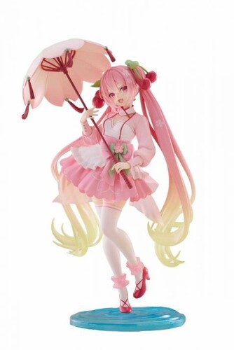 TAITO - SAKURA MIKU AMP (SAKURA DRESS VER) STATUE