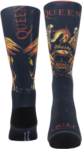 PERRI'S QUEEN FULL COLOR CREST CREW SOCKS