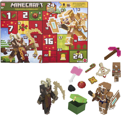 MINECRAFT 3.25'' 2026 ADVENT CALENDAR
