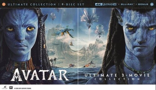 Avatar: Ultimate 3-Movie Collection - Limited Collector's Edition All-Region UHD (Steelbook) [Import]