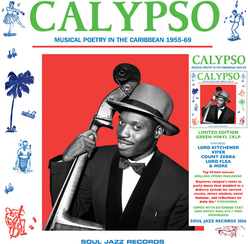 CALYPSO: Musical Poetry In The Caribbean 1955-69 - GREEN VINYL