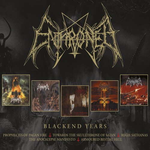 Enthroned - Blackend Years vinyl record cover