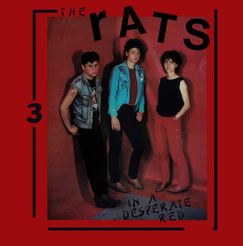 Rats - In A Desperate Red vinyl record cover