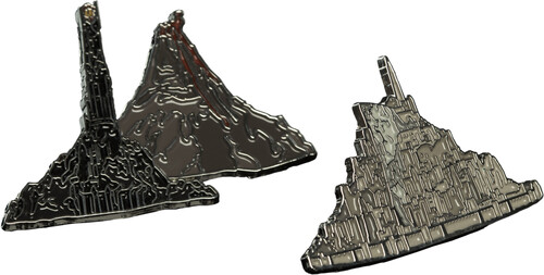 Other - WETA Workshop - Lord Of The Rings - Minas Tirith and Barad dur Mt DoomPin Set