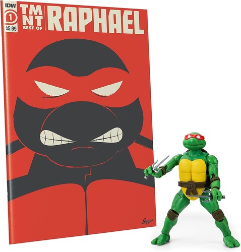 RAPHAEL TMNT 5 ACTION FIGURE + COMIC BUNDLE