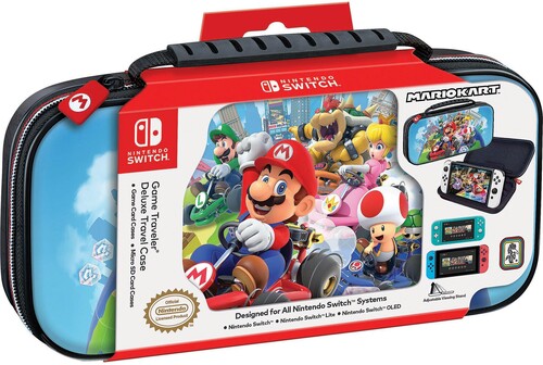 Switch Accessory: Case - RDS Game Travel-Mario Kart Racers Case:Officially Licensed by Nintendo