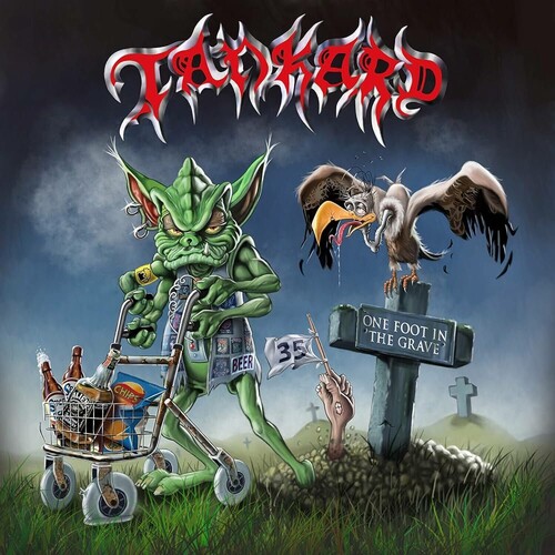 One Foot In The Grave - Black/ red/ white