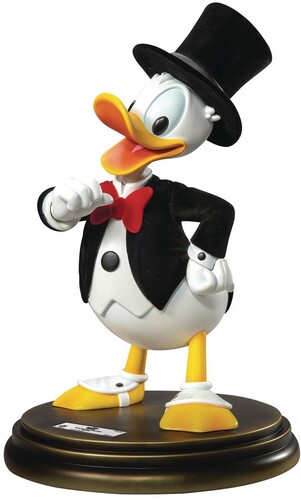 DISNEY TUXEDO DONALD DUCK CHIP & DALE MC STATUE