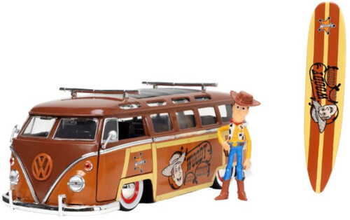 1:24 TOY STORY VW SURF BUS HWR W/  WOODY FIG