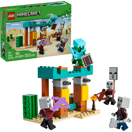 LEGO MINECRAFT THE ILLAGER DESERT PATROL