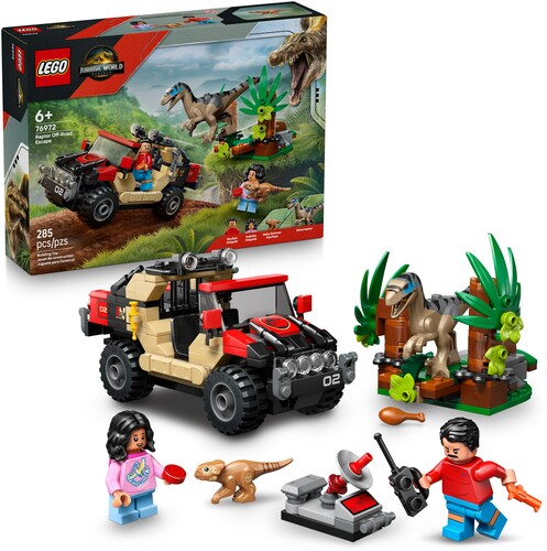 LEGO JURASSIC WORLD RAPTOR OFF ROAD ESCAPE