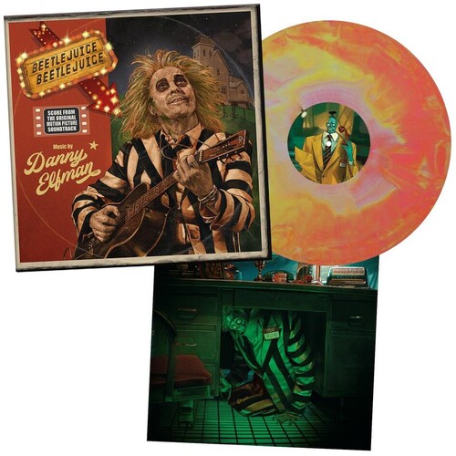 Beetlejuice Beetlejuice (Original Soundtrack) - Limited Australian Exclusive Pink & Yellow Colored Vinyl