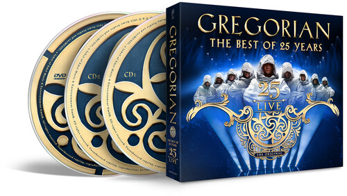 Gregorian - 25 Live: The Best Of 25 Years (W/Dvd) (Uk) vinyl record cover