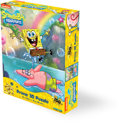 SpongeBob Squarepants and Patrick 150pc 18x12 in 3D Lenticular Puzzle