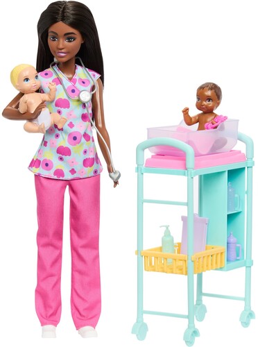 BARBIE YOU CAN BE ANYTHING BABY DOCTOR BLACK
