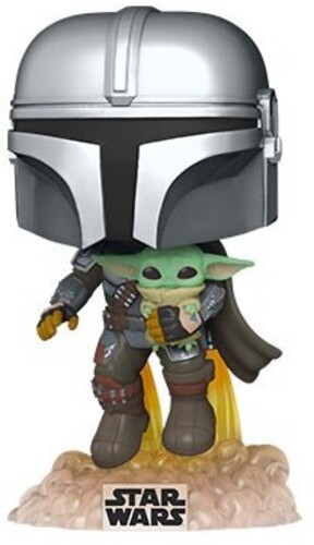 Funko POP! Star Wars: The Mandalorian - Mando Flying with Jet Pack
