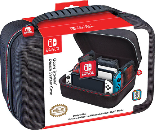 Switch Accessory: Case - RDS Game Traveler Deluxe System Case-Black: Officially Licensed by Nintendo