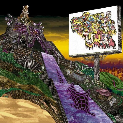 Sharkula x Mukqs - Take Caution On The Beach vinyl record cover