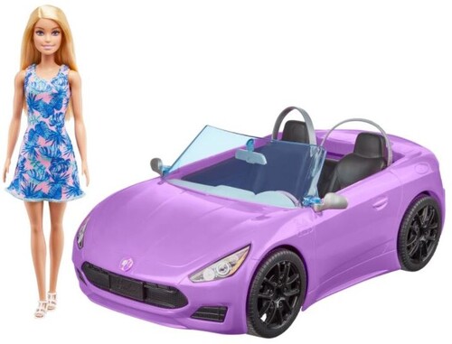 barbie doll with a car