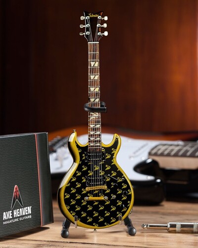 Zacky Vengeance Blade Schecter 10 Inch Miniature Guitar Replica Collectible