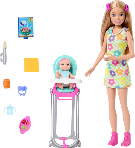 SKIPPER BABYSITTERS INC FEEDING PLAYSET BLONDE