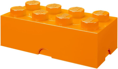 LEGO Storage Brick with 8 Knobs, Orange