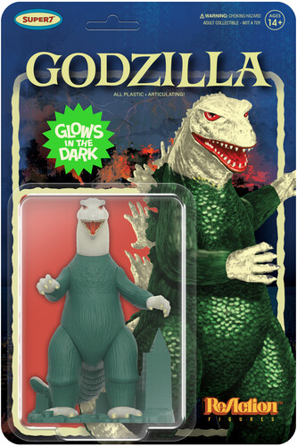 TOHO REACTION FIGURES - GODZILLA MODEL KIT (GLOW)
