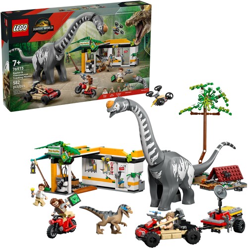 JURASSIC WORLD RAPTOR & TITANOSAURUS TRACKING