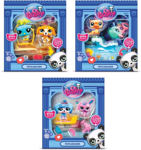 Littlest Pet Shop - Petfluencers Generation 7 - Includes 2 Pets and Accessories - (1 Random Toy per Transaction)