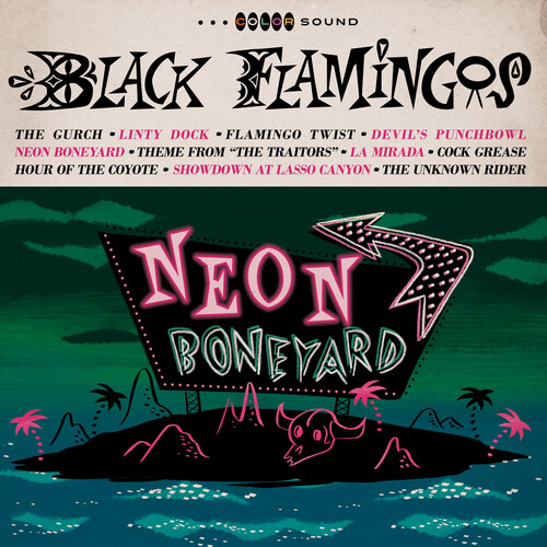 Black Flamingos - Neon Boneyard vinyl record cover