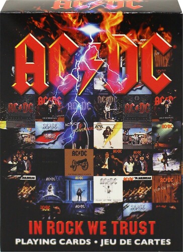 AC/ DC-IN ROCK WE TRUST PLAYING CARDS