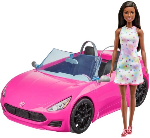 BARBIE DOLL AND VEHICLE BRUNETTE