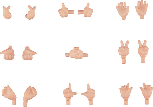 Good Smile Company - Nendoroid Doll Hand Parts Set 02 Peach Ver (Clcb)