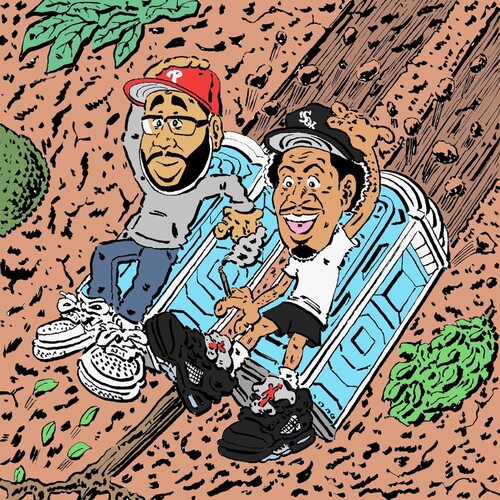 Vic Spencer & Small Professor - Mudslide vinyl record cover