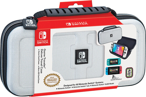 Switch Accessory: Case - RDS Game Traveler Deluxe - White: Officially Licensed by Nintendo