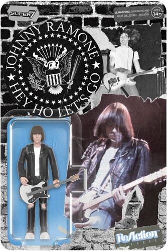 JOHNNY RAMONE REACTION FIGURES - (WHITE SHIRT)