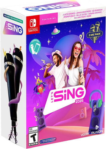 Let'S Sing 2025 (2-Mic Bundle) for Nintendo Switch