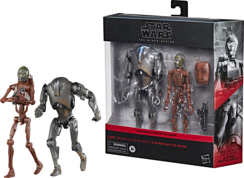 SW BL C3PO AND SUPER BATTLE DROID