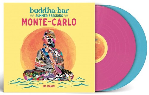 Buddha Bar: Summer Sessions Monte-Carlo / Various - Buddha Bar: Summer Sessions Monte-Carlo / Various - Ltd Transparent Turquoise & Magenta Vinyl vinyl record cover
