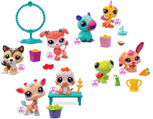 LITTLEST PET SHOP PET PAIRS S2 2 PETS 620