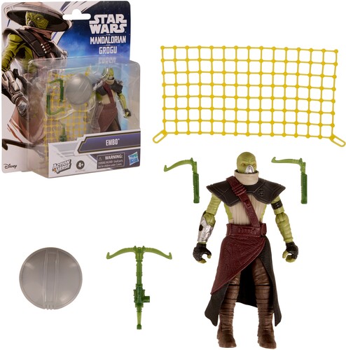 Star Wars The Mandalorian  Grogu  ActionVerse  Embo Action Figure  Accessories