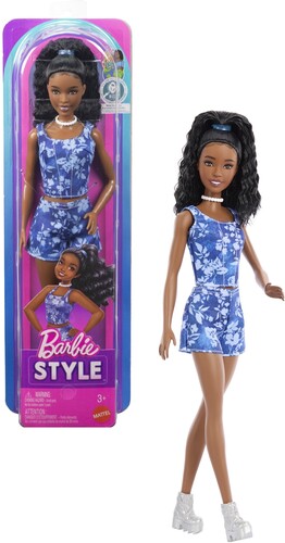 BARBIE FASHIONISTA FLORAL DENIM