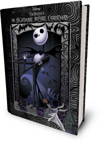 The Nightmare Before Christmas Jack and Zero 300pc 18x12 in 3D Lenticular Puzzle in a Tin Book
